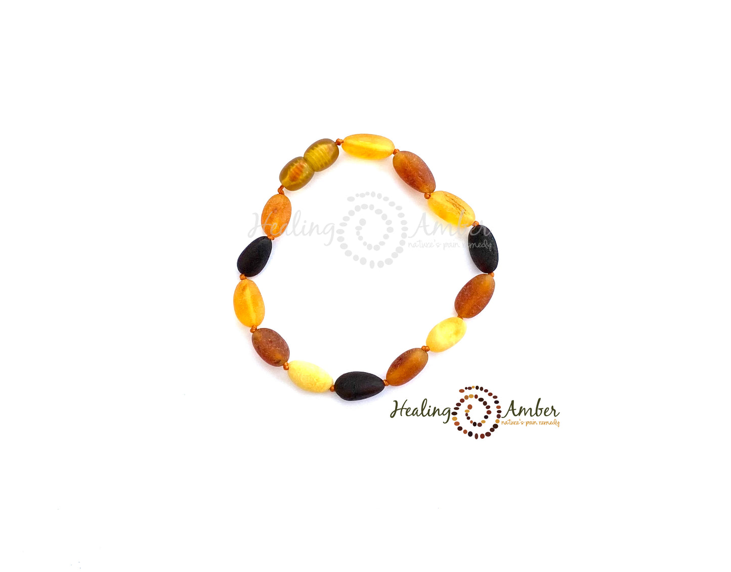 Raw Multi-Oval-7.5" clasp